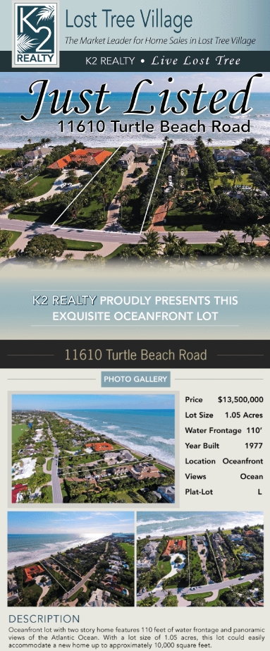 New Oceanfront Listing